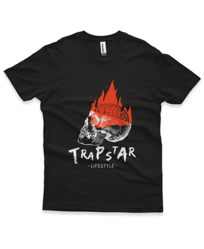 Camiseta Masculina Streetwear Trapstar Preta - Rapto